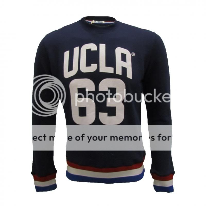 有关以下物品的详细资料: ucla sweatshirt piggott mens varsity